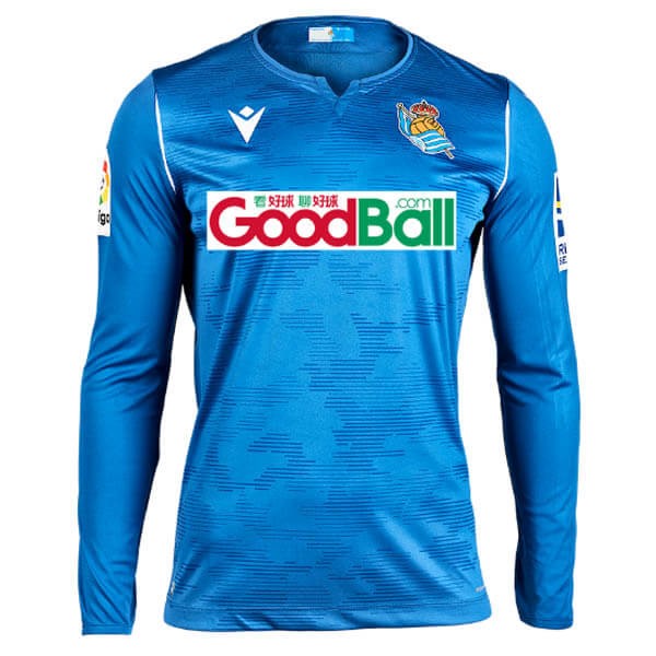 Camiseta Real Sociedad 2ª Kit ML Portero 2019 2020 Azul